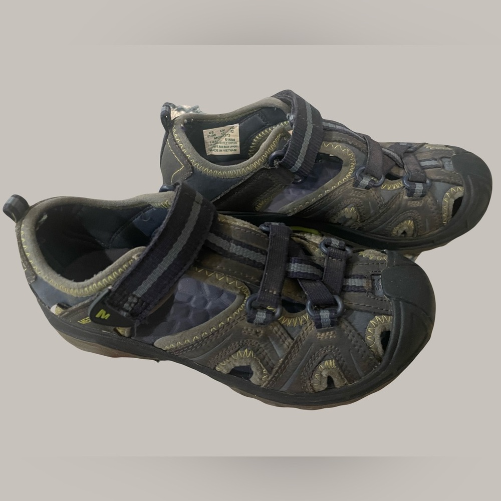 Merrell Hydro 2 Sandal Kids Size 1 Wide Blue
